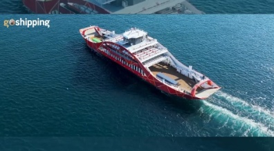 Delivery of 100m Double Ended Ferry under own power